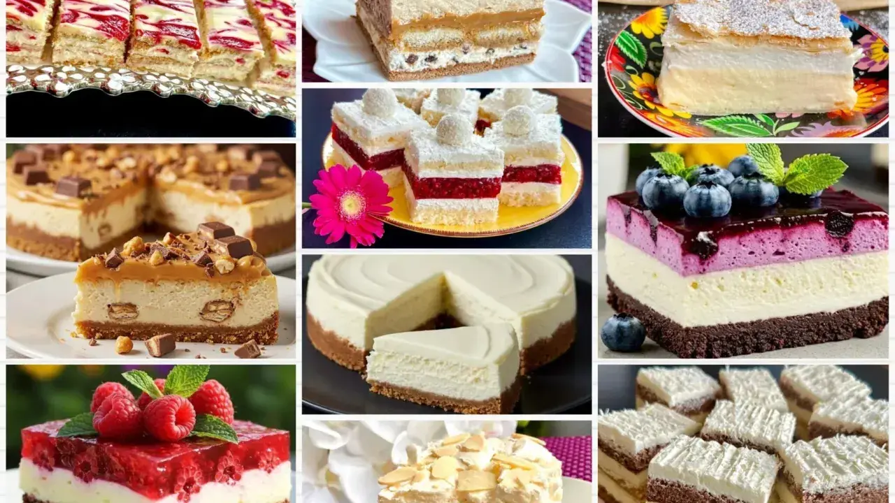 Kremowe serniki, tiramisu, ciasta z malinami i borówkami – przegląd 10 najlepszych ciast, które zachwycą każdego smakosza.