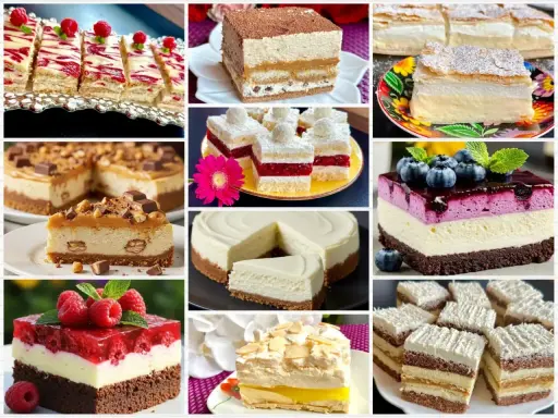 Kremowe serniki, tiramisu, ciasta z malinami i borówkami – przegląd 10 najlepszych ciast, które zachwycą każdego smakosza.
